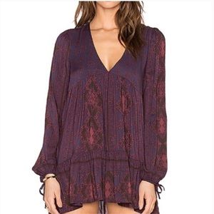 Down By The Bay Tunic Dress In Dusk Purple RARE Color